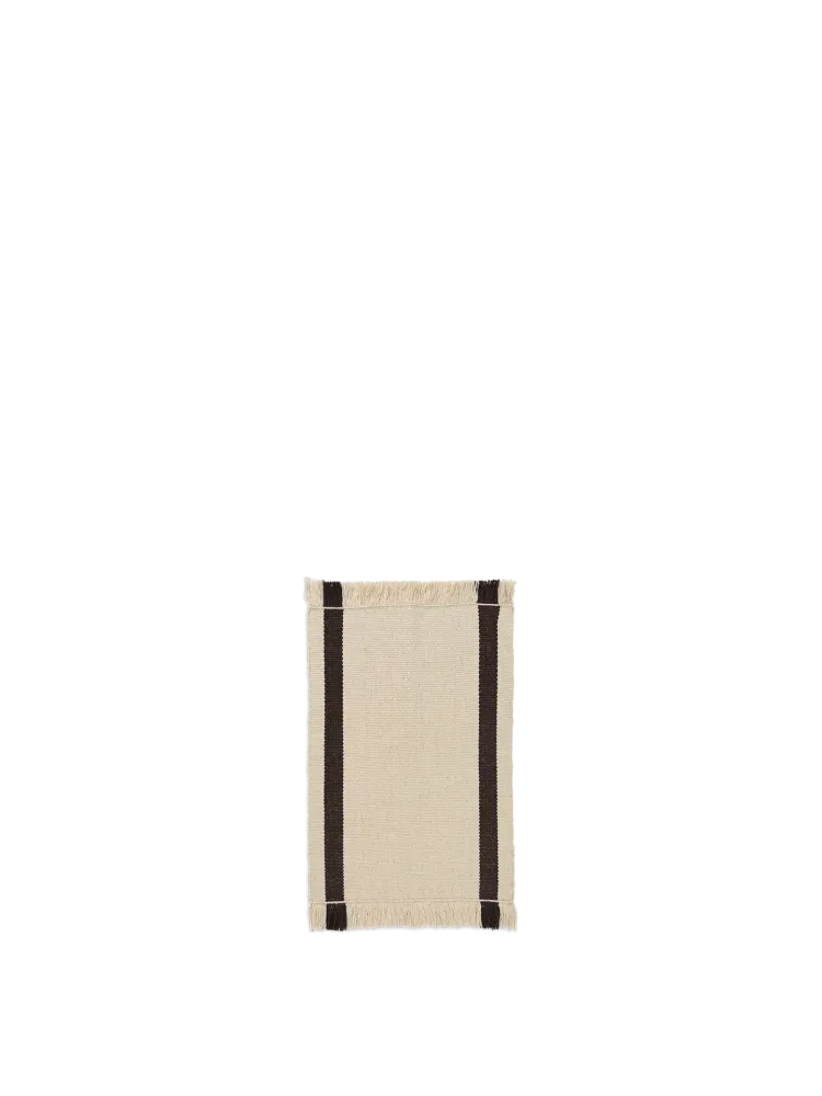 Calm Kelim Mat - Off-White/Coffee Ferm Living - DK