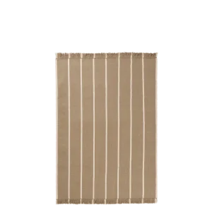 Calm Kelim Rug - Dark Sand/Off-White 140 Ferm Living - DK