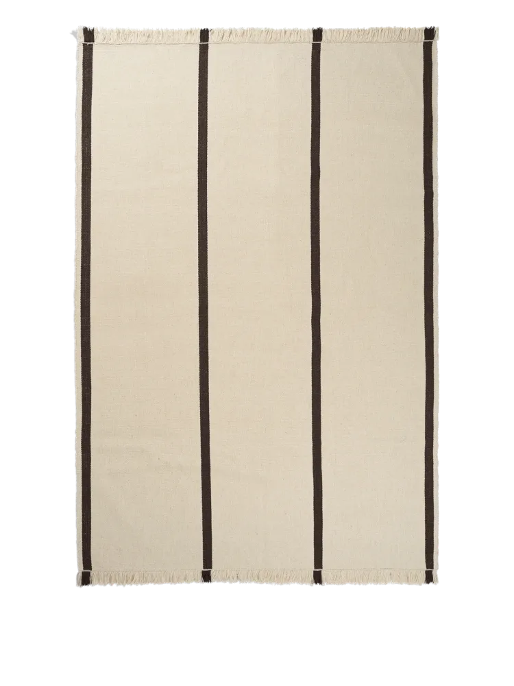 Calm Kelim Rug - Off-White/Coffee 140 Ferm Living - DK