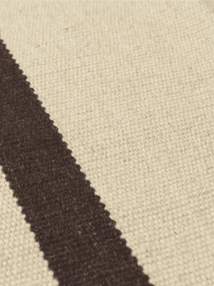 Calm Kelim Runner - Off-White/Coffee Ferm Living - DK