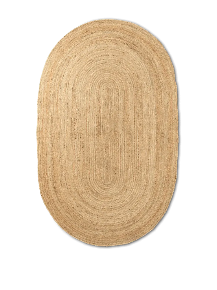Eternal Oval Jute Rug - Natural 140 Ferm Living - DK