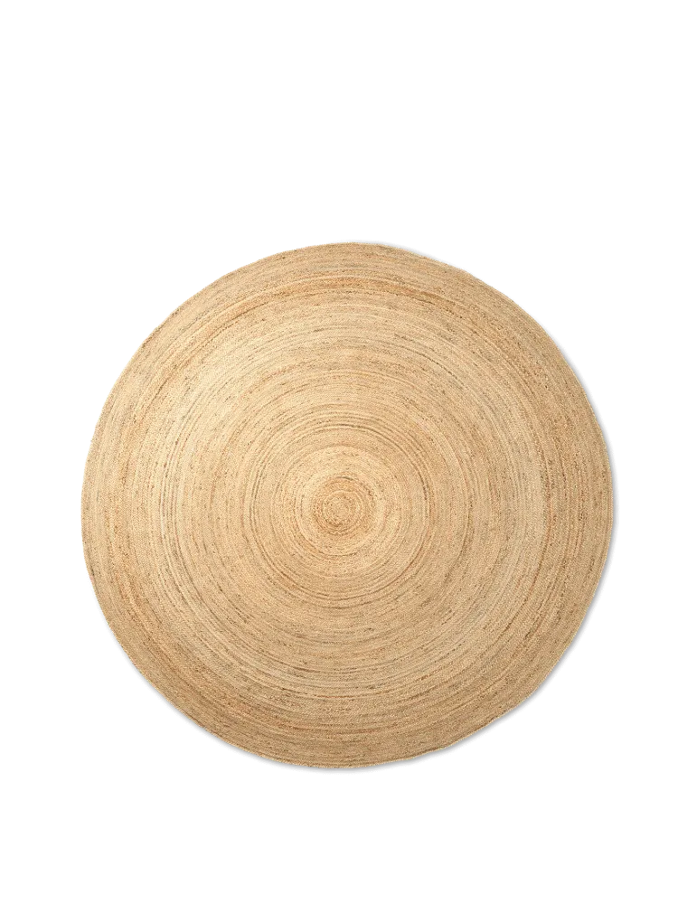 Eternal Round Jute Rug - Natural Oe120 Ferm Living - DK