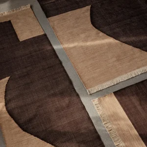 Forene Rug - Tan/Chocolate 140 Ferm Living - DK