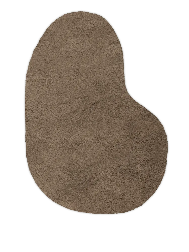 Forma Wool Rug - Large - Ash Brown Ferm Living - DK