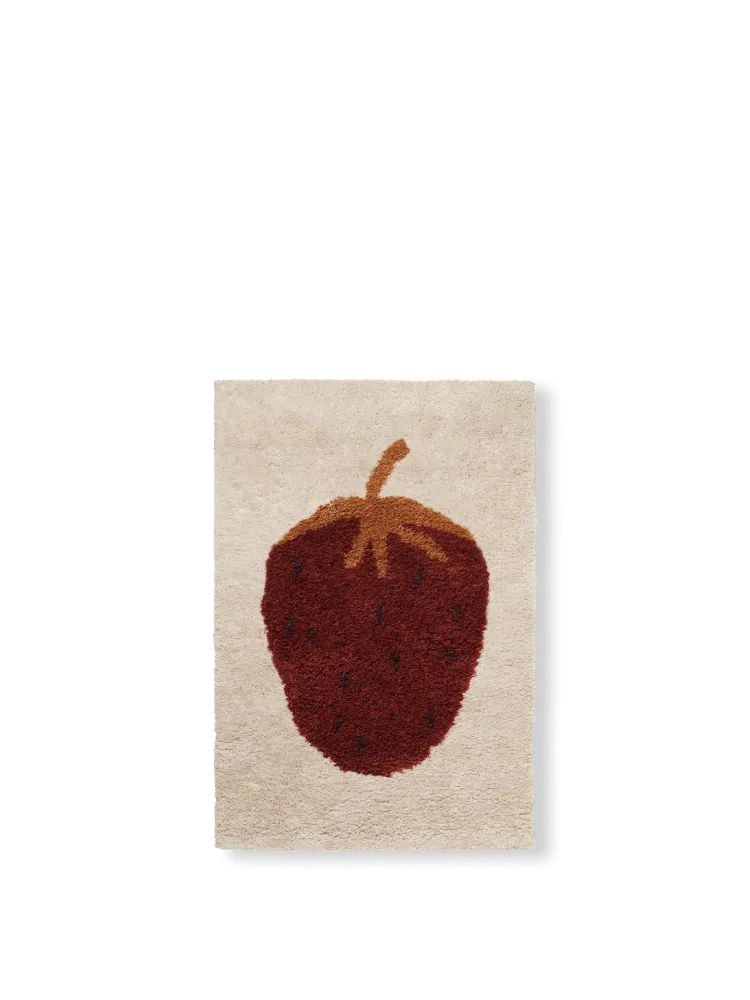 Fruiticana Tufted Strawberry Rug 120 Ferm Living - DK