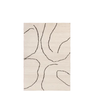 Gesso Jute Rug - Off-White/Dark Fig 140 Ferm Living - DK
