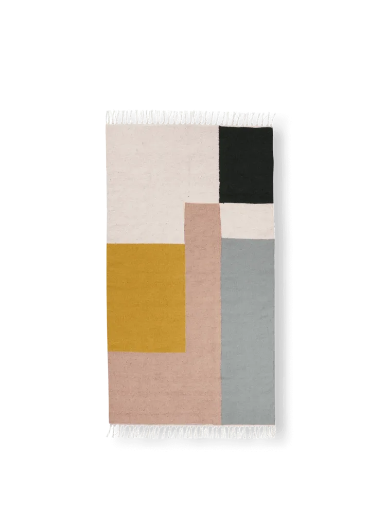 Kelim Rug - Medium - Squares Ferm Living - DK