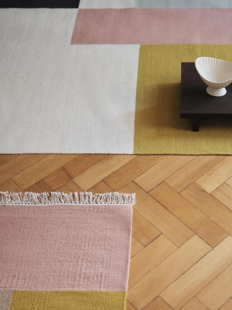Kelim Rug - Medium - Squares Ferm Living - DK