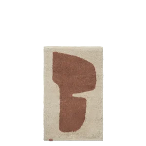 Lay Washable Mat - Parchment/Rust Ferm Living - DK
