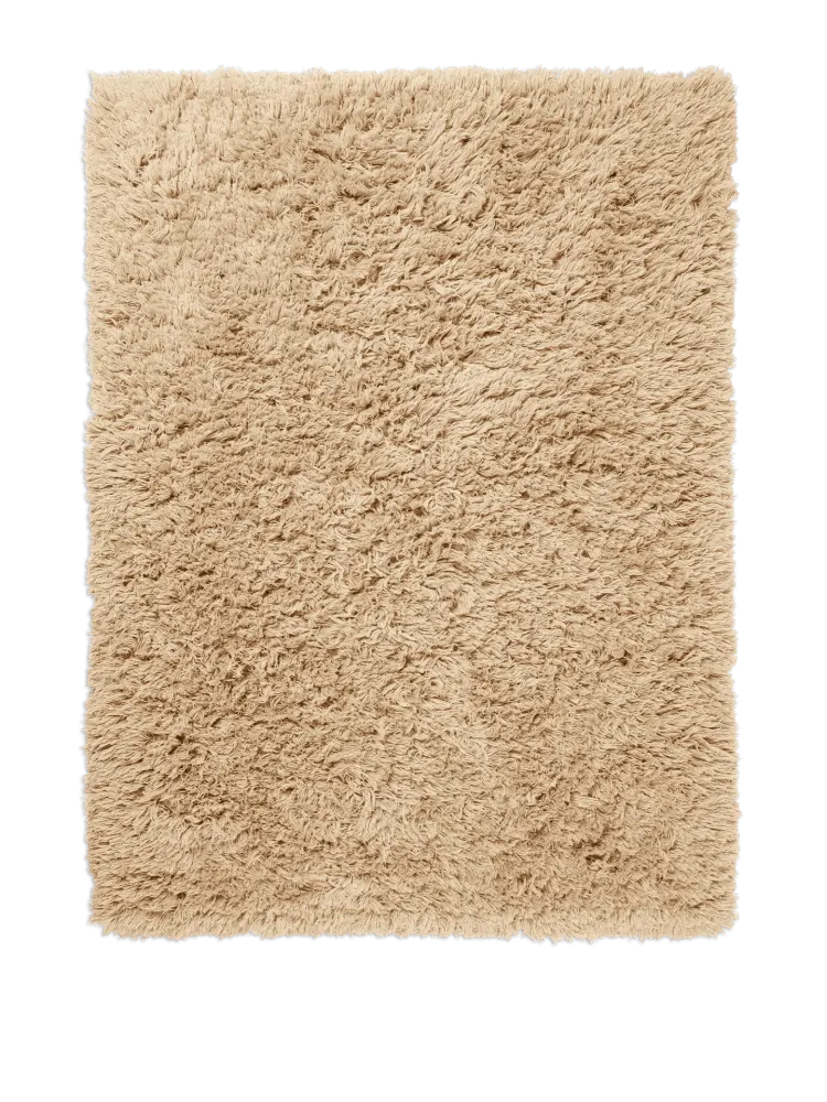 Meadow High Pile Rug - Light Sand 140 Ferm Living - DK