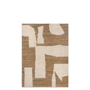 Piece Rug - Off-White/Toffee 140 Ferm Living - DK