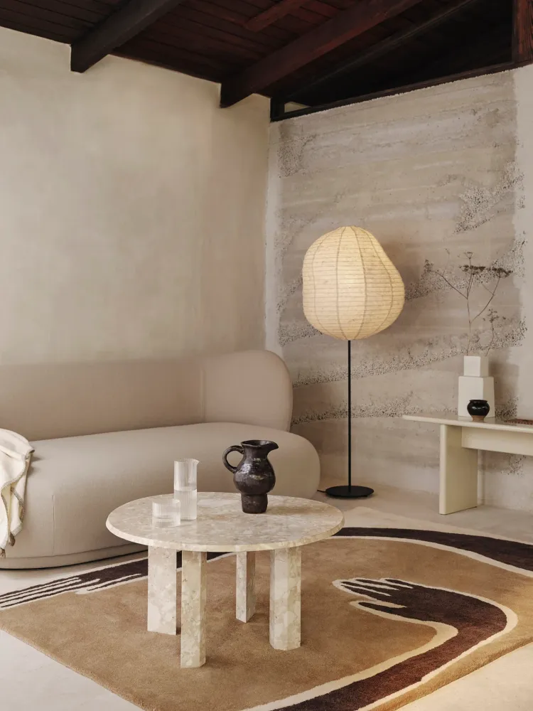 Pose Tufted Rug - Dark Coffee/Off-white 200 Ferm Living - DK