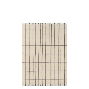 Sen Rug - Parchment/Indigo 140 Ferm Living - DK