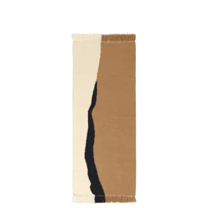 Soil Kelim Runner - Dark Sand/Off-white Ferm Living - DK