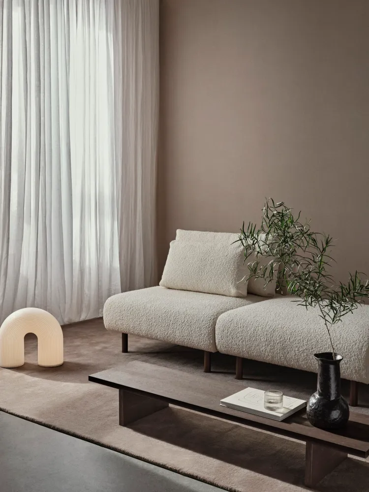 Stille Tufted Rug - Ash Brown 160 Ferm Living - DK