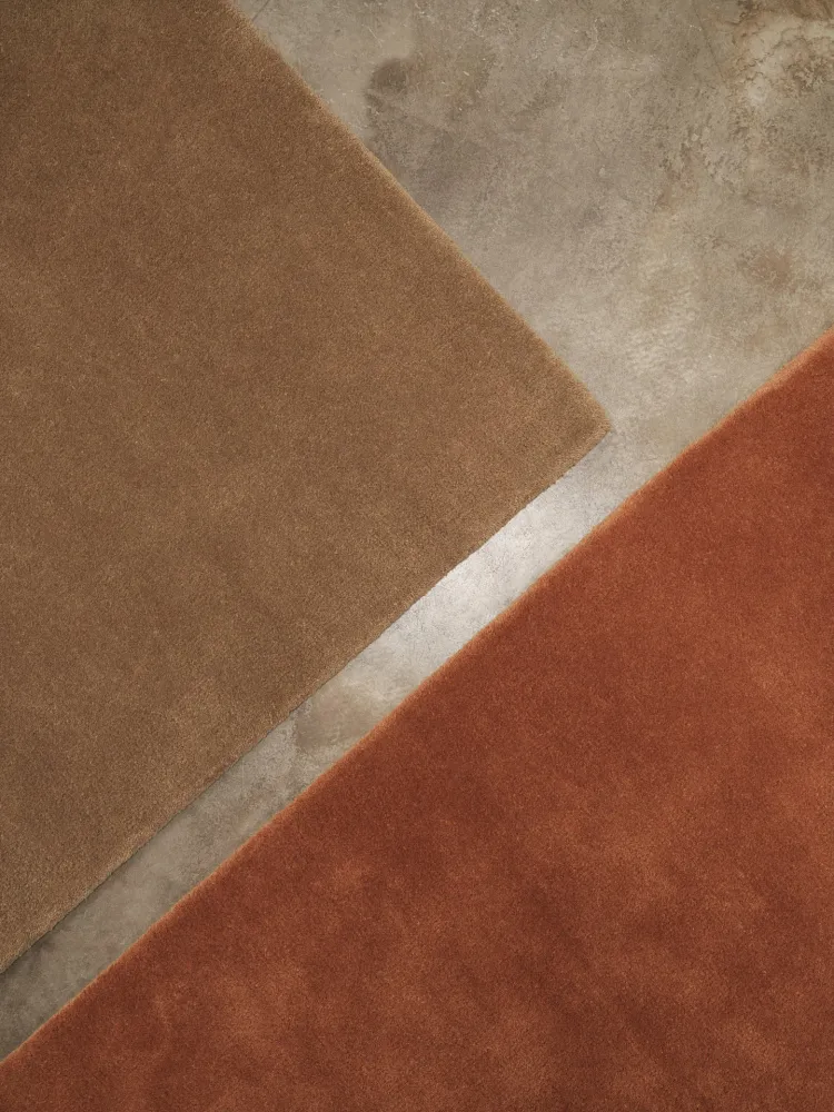 Stille Tufted Rug - Red Brown 160 Ferm Living - DK