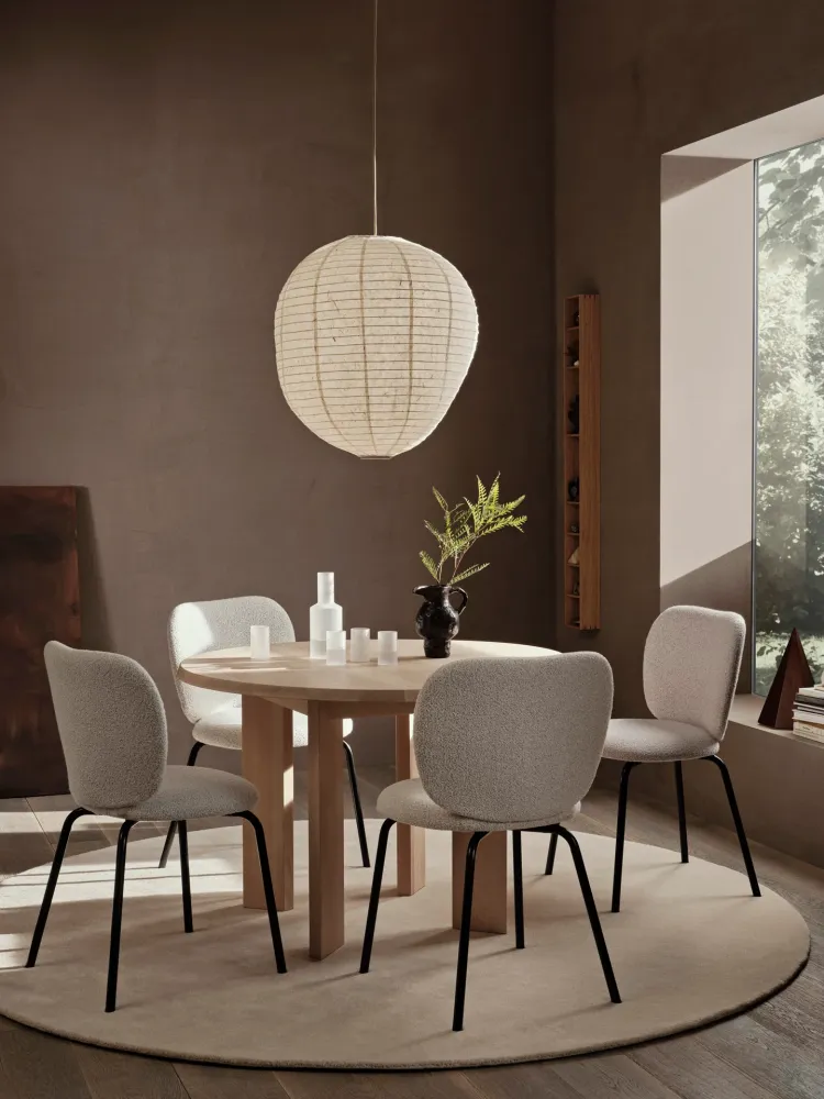 Stille Tufted Rug - Round - Off-white Ferm Living - DK