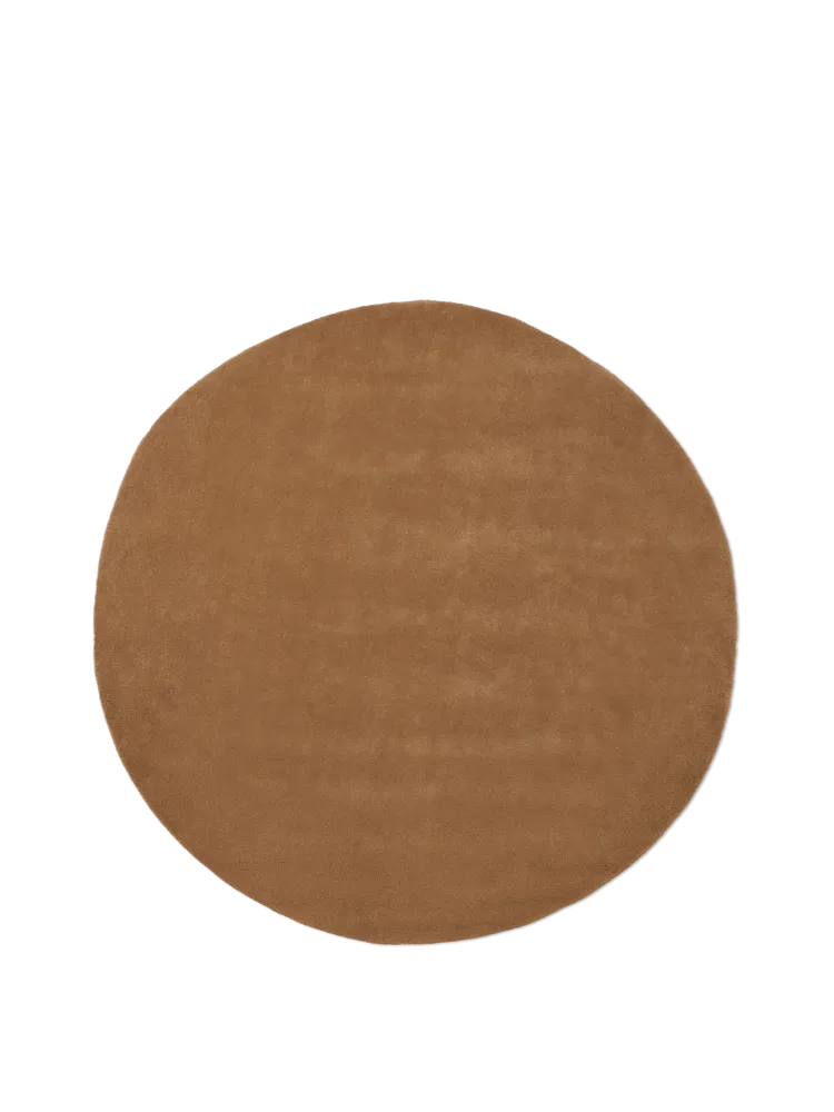 Stille Tufted Rug - Round - Toffee Ferm Living - DK