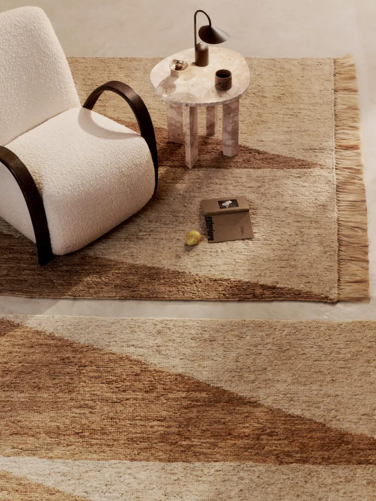 Studie Rug - Natural/Off-White 140 Ferm Living - DK