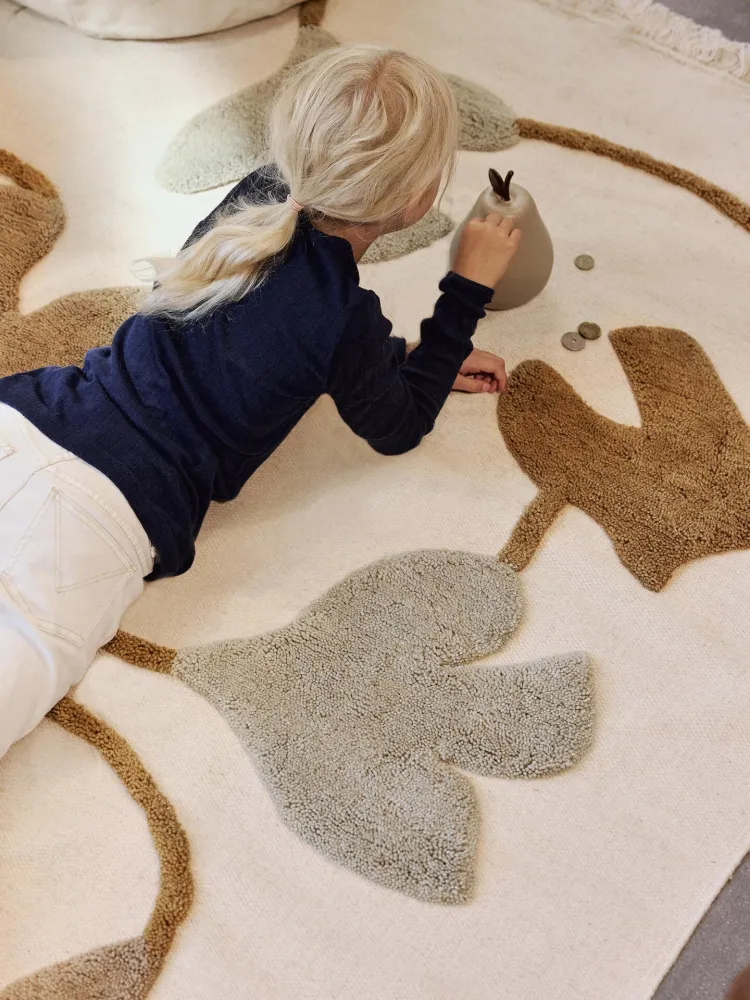 Swif Bird Wool Rug - Multi Ferm Living - DK
