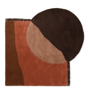 View Tufted Rug - Red Brown Ferm Living - DK