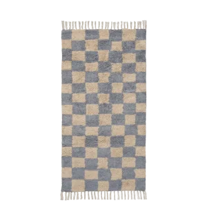 Mara Washable Rug - Mist Blue/Warm Sand