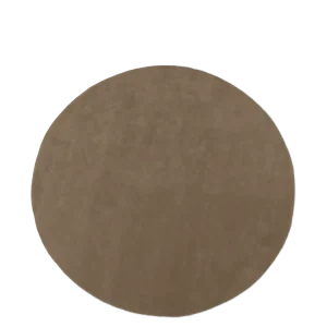 Stille Tufted Rug - Round - Ash Brown