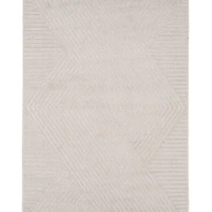 Aron tæppe - Snow Navy Stripe 80x250