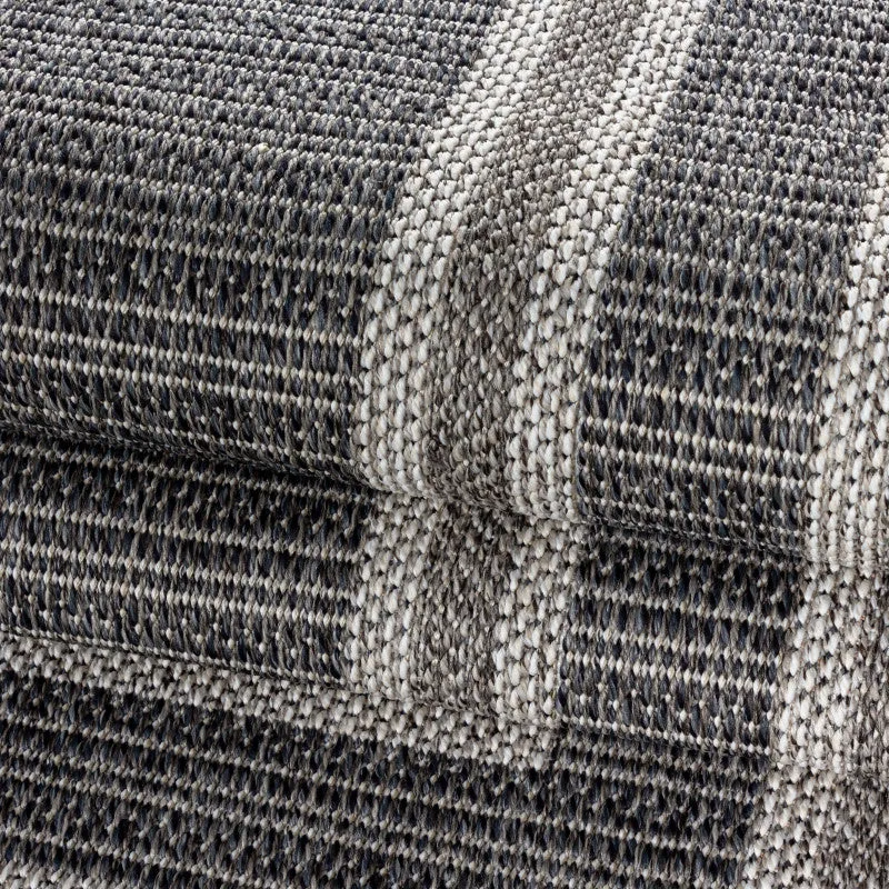 Fladvævet tæppe - Aruba 4901 Grey 60x110
