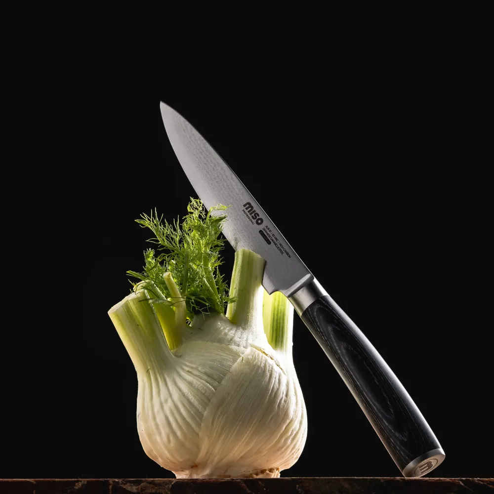 Miso Cookware - Damaskus Kommerciel Universalkniv - 13 cm / 5"