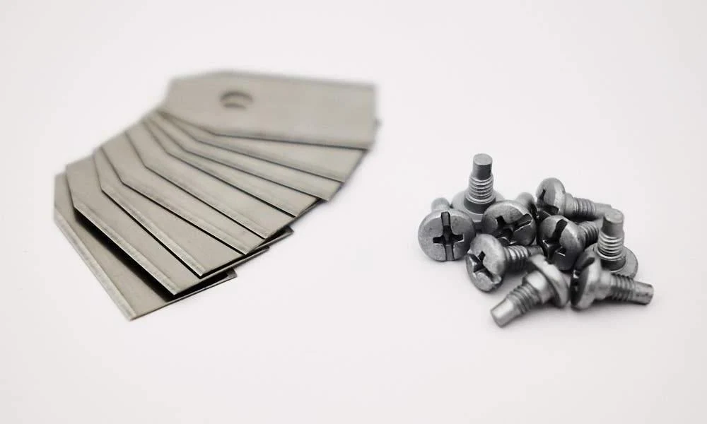 9 stk. 0,75 mm stain-proof stål knive til Husqvarna Automower & Gardena