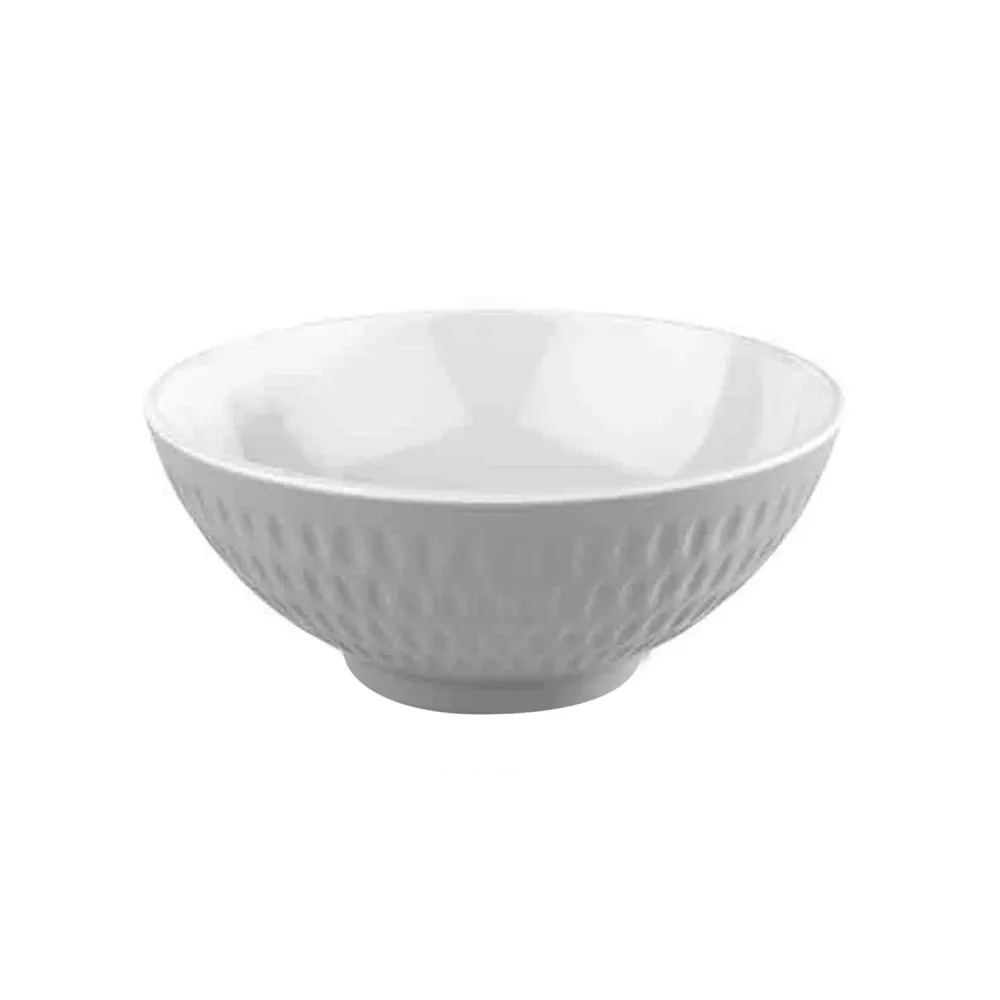(6 stk.) Skål - ASIA PLUS - Melamin - 0,35 Liter - Ø 130 mm - Alabast
