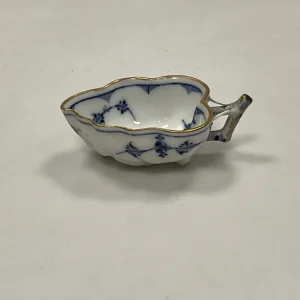 Royal Copenhagen Musselmalet Riflet Assiet med Guld No. 150