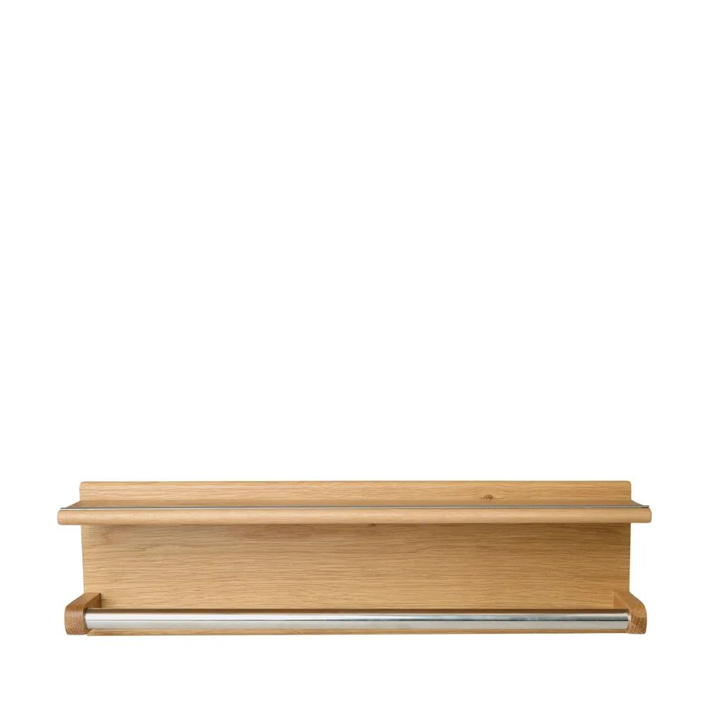 Wood II håndklædeholder i egetræ, L60 cm