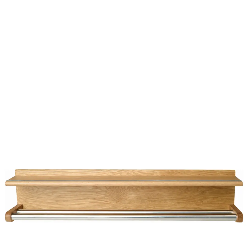 Wood II håndklædeholder i egetræ, L75 cm