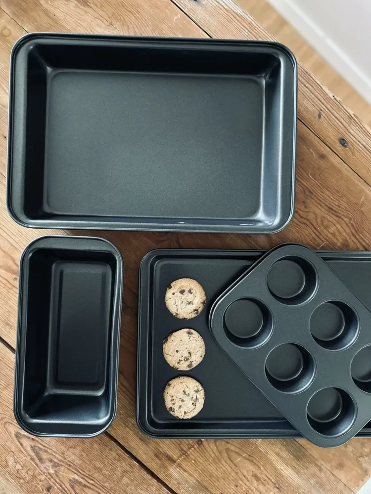 Bradepander og forme – Sæt af 4 stk Non Stick