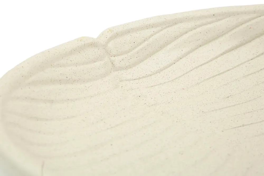 Bakke i creme af polyresin – 33x29x4 cm
