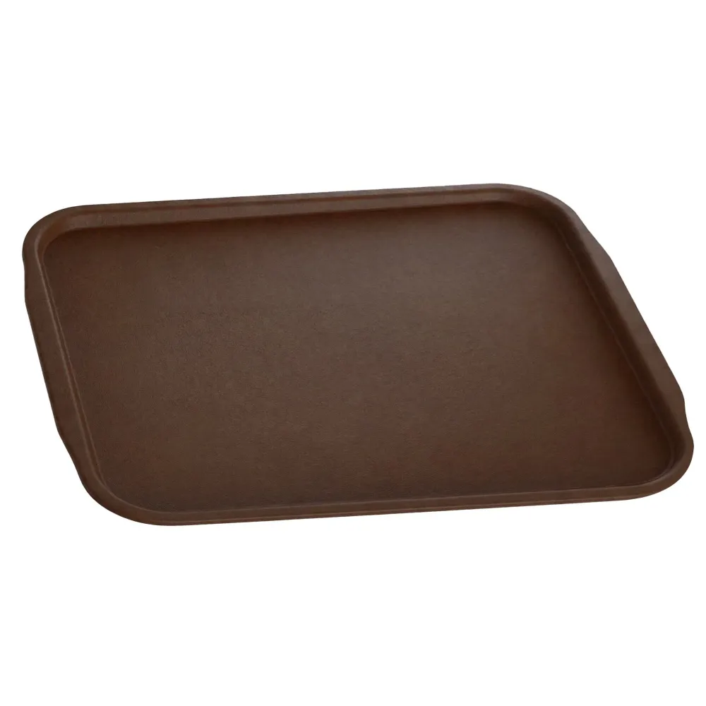 Cafeteria bakke 530 x 530mm - brun