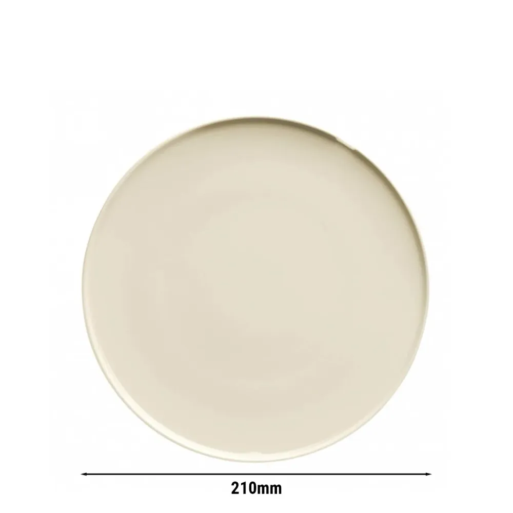 (24 stk.) CHEF TASTE - Tallerken/plade - flad - Ø 210 mm - Creme