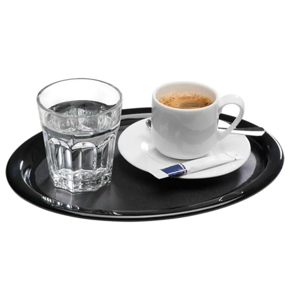 (6 stk.) Serveringsbakke - KAFFEEHAUS - melamin - 285x215mm - højde: 15mm