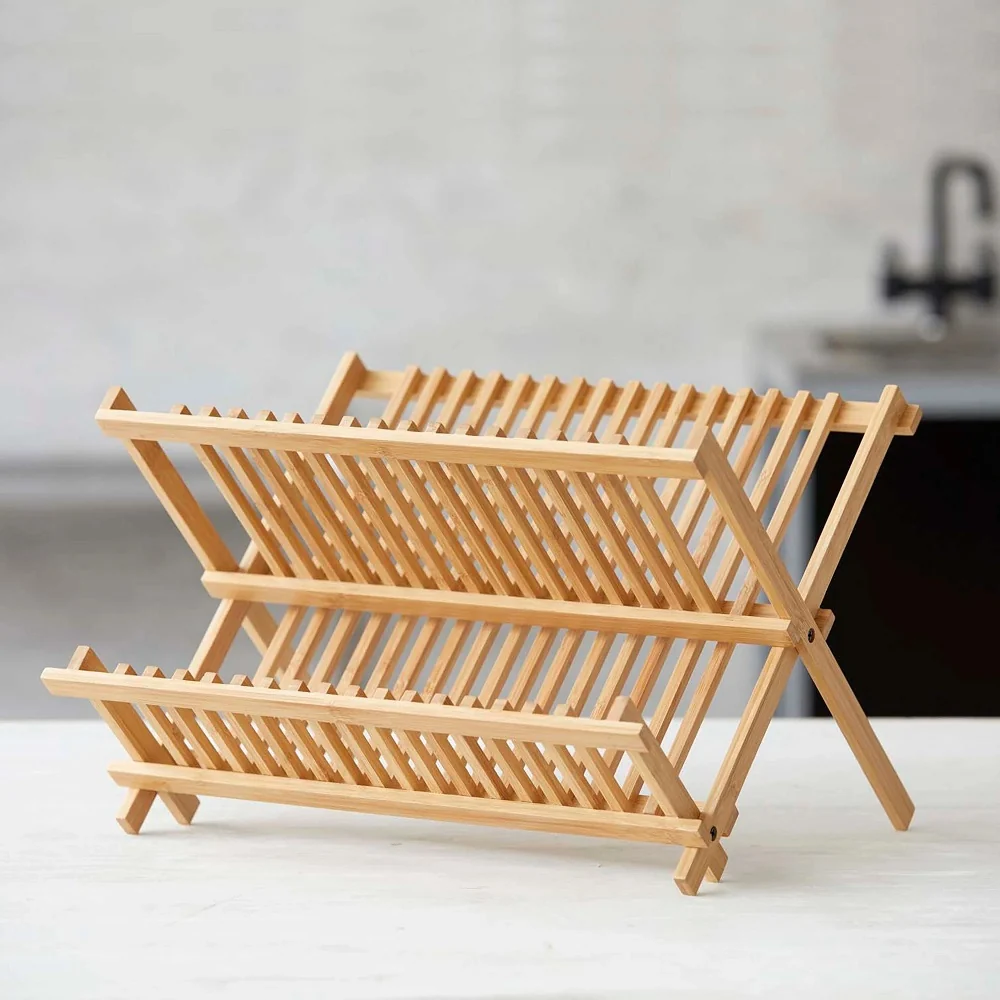 Storslået houseware - Opvaskestativ - Bambus