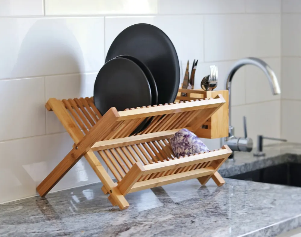 Storslået houseware - Opvaskestativ - Bambus