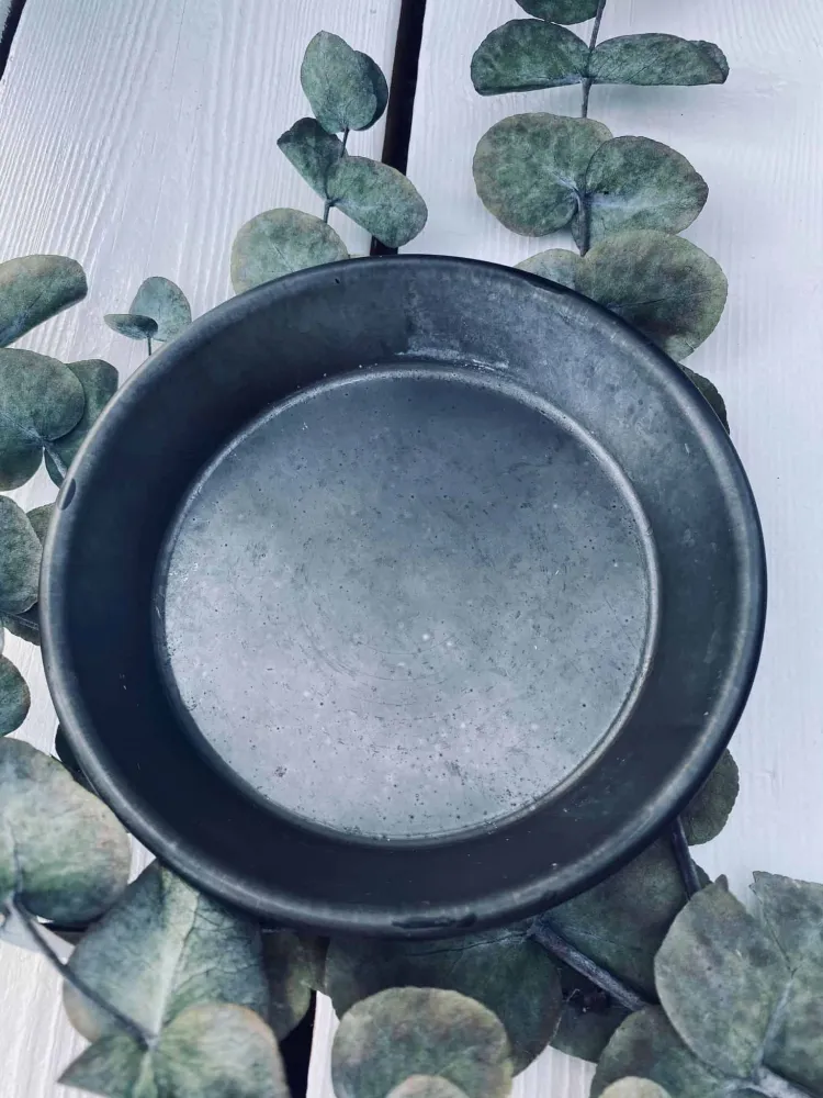 Bakke – Black Zink – Ø14cm