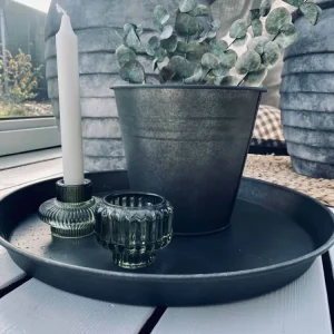 Bakke - Black Zink - Ø38