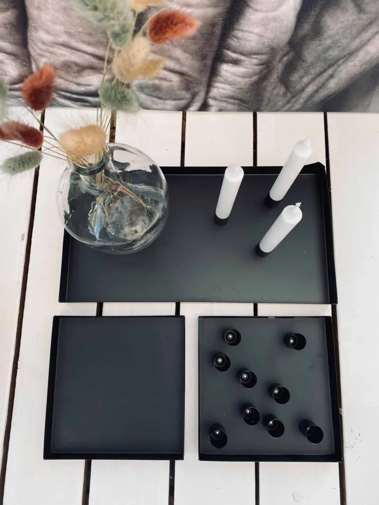 Bakke sæt ink 12 magnetiske lysestager