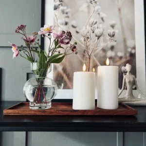 Bakke med kant 40cm - Olieret akacia