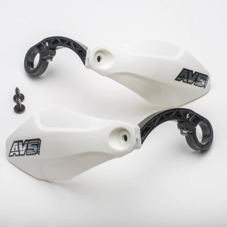 AVS BASIC Håndbeskytter Plastfane Hvid