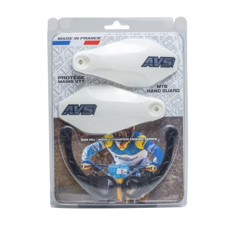 AVS BASIC Håndbeskytter Plastfane Hvid