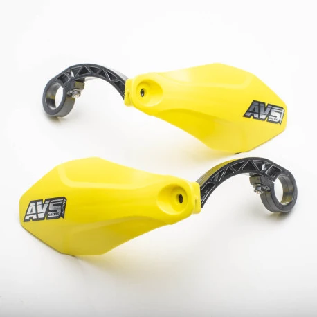 AVS BASIC håndskærm plastflig Fluo Yellow