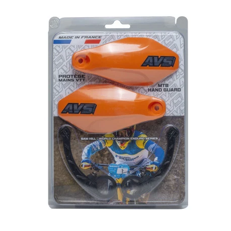 AVS BASIC håndskærm plastik fane Fluo Orange